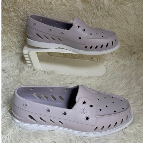 Sperry Rubber Shoes Slip Ons A/O Float Purple Womens Size 9 M - Picture 4 of 8
